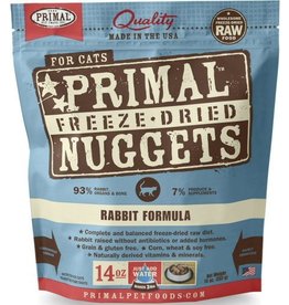 Primal Pet Foods Primal Freeze Dried Cat Nuggets | Rabbit 14 oz