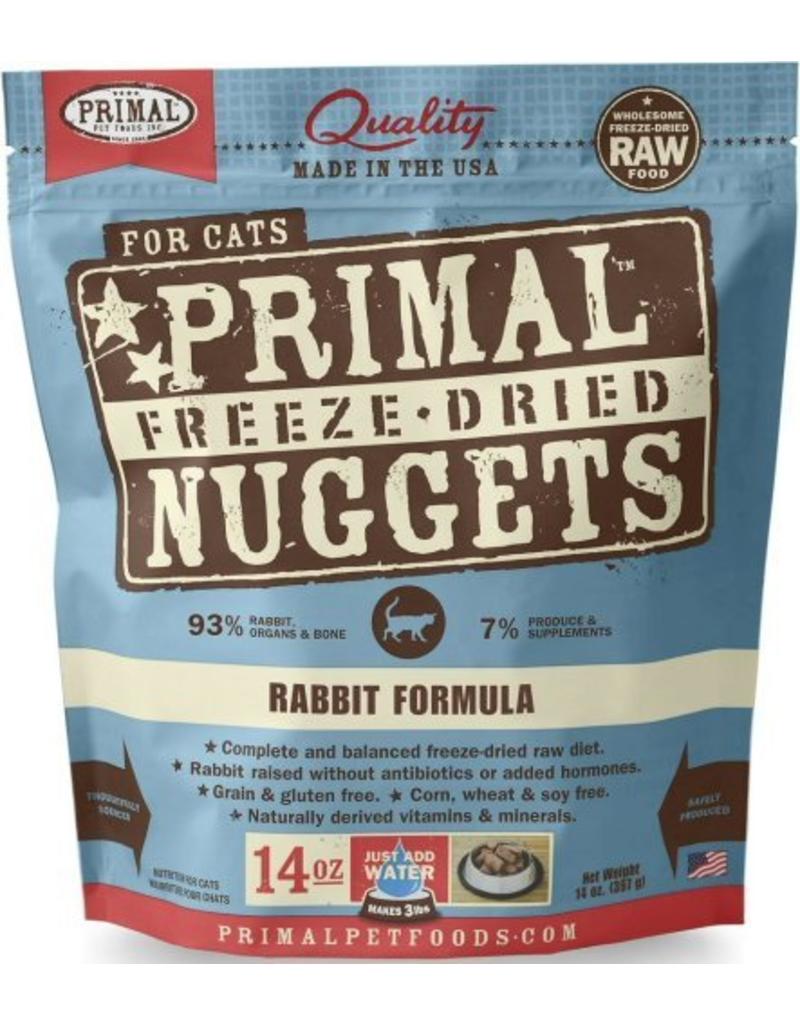 Primal Pet Foods Primal Freeze Dried Cat Nuggets | Rabbit 14 oz