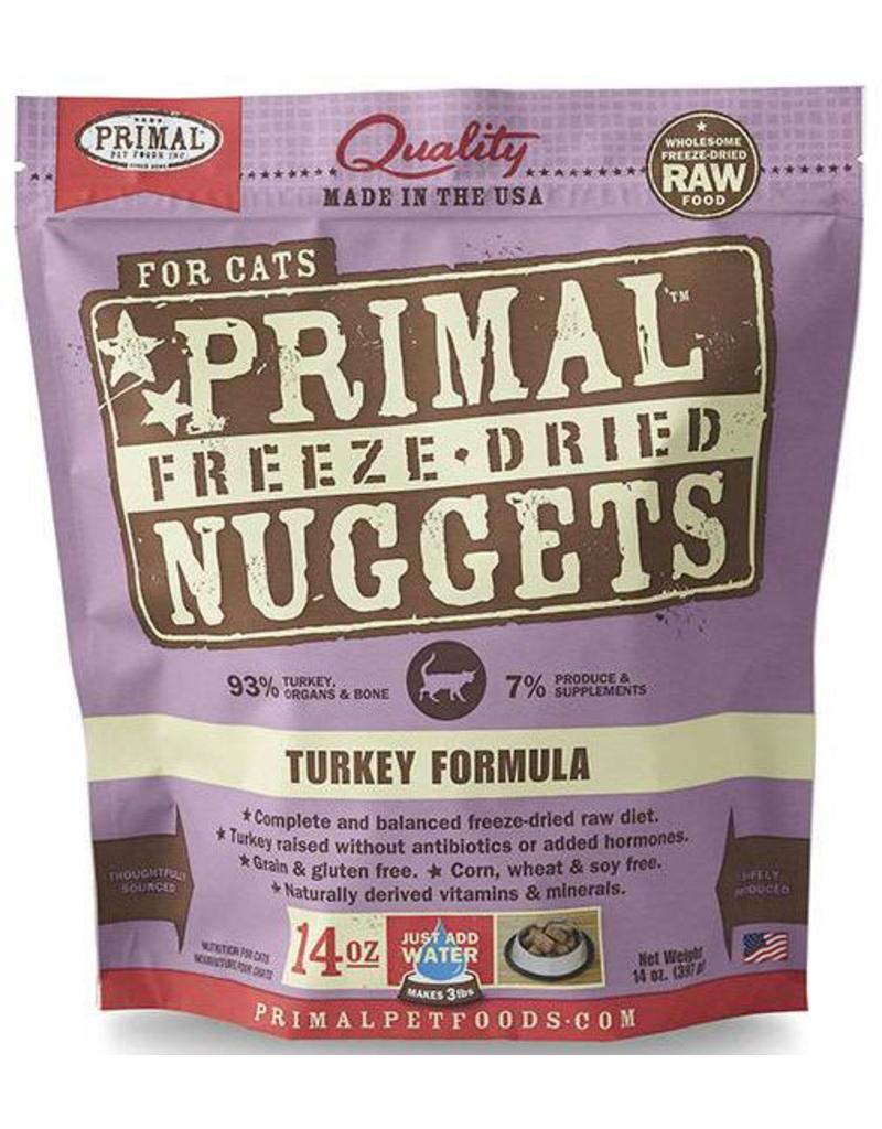 Primal Pet Foods Primal Freeze-Dried Cat Nuggets Turkey 14 oz