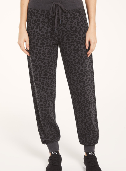 z supply ava leopard jogger