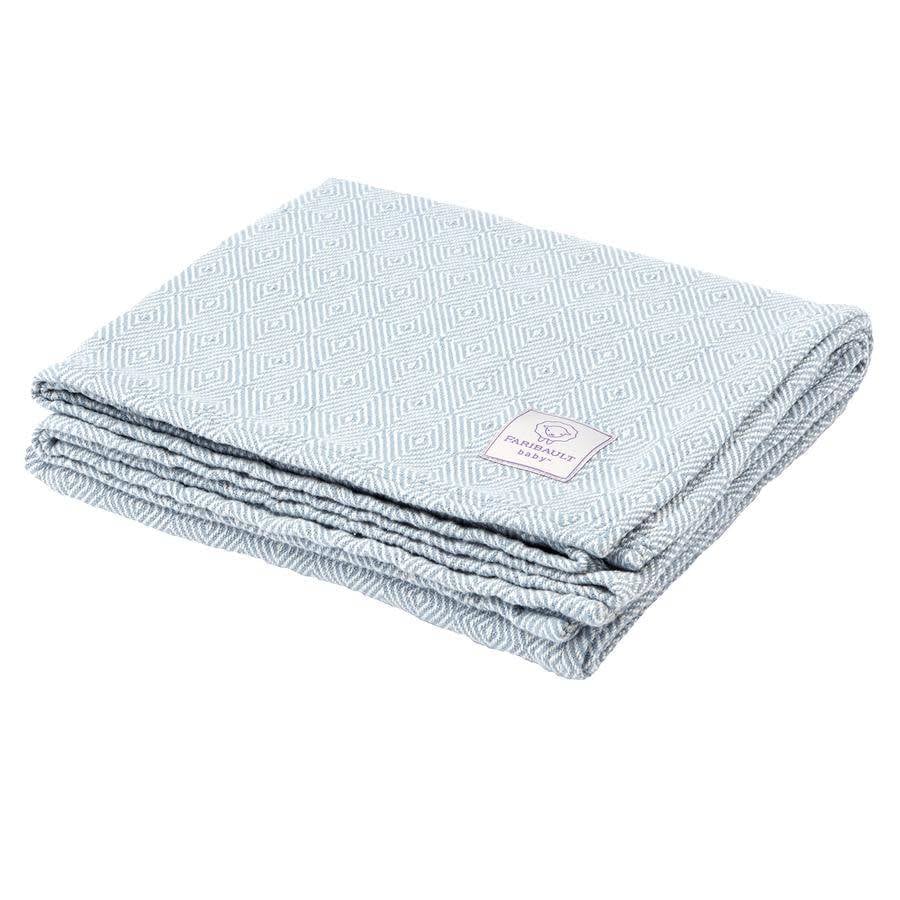 Eddie Bauer Herringbone Green Cotton Blanket, Twin ...