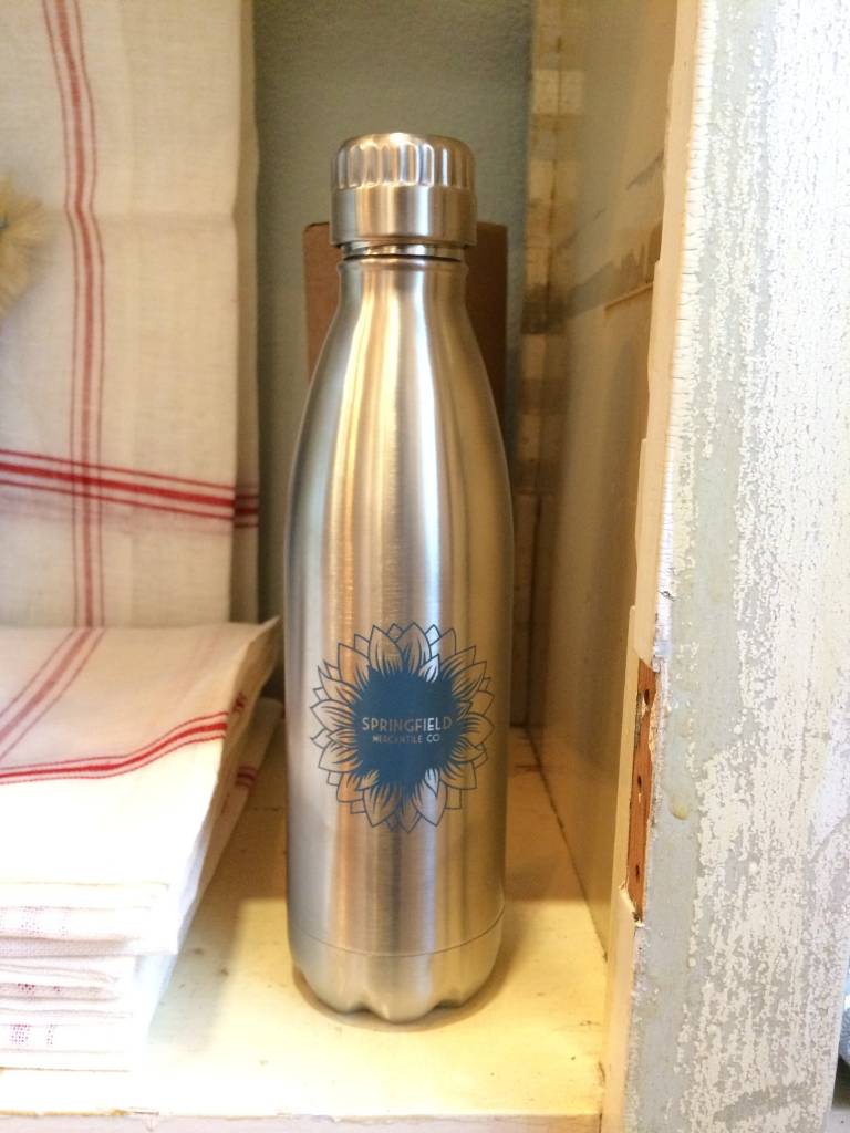 Springfield Mercantile Co. Water Bottle, Stainless Steel