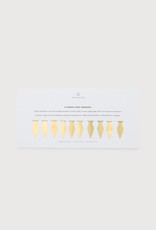 Appointed Paper Brass Page Markers, Set of 10
