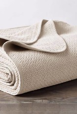 Coyuchi Honeycomb Baby Blanket, Organic Cotton - Ivory
