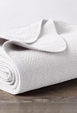 Coyuchi Honeycomb Baby Blanket, Organic Cotton - White