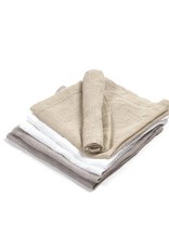 Libeco Belgian Linens Fjord Washed Linen Napkin, 17.5 " x 17.5" - Flax