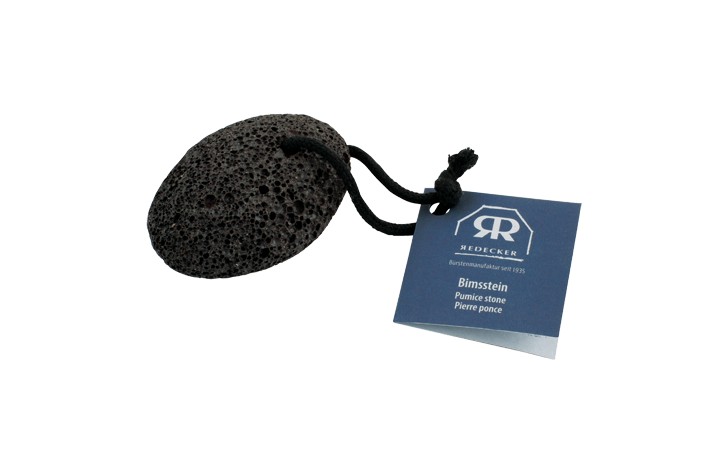 Burstenhaus Redecker Pumice Stone, Natural Lava - Black