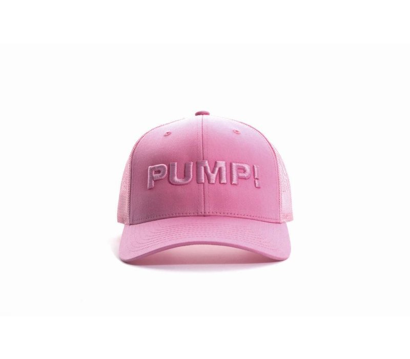 pink ball cap