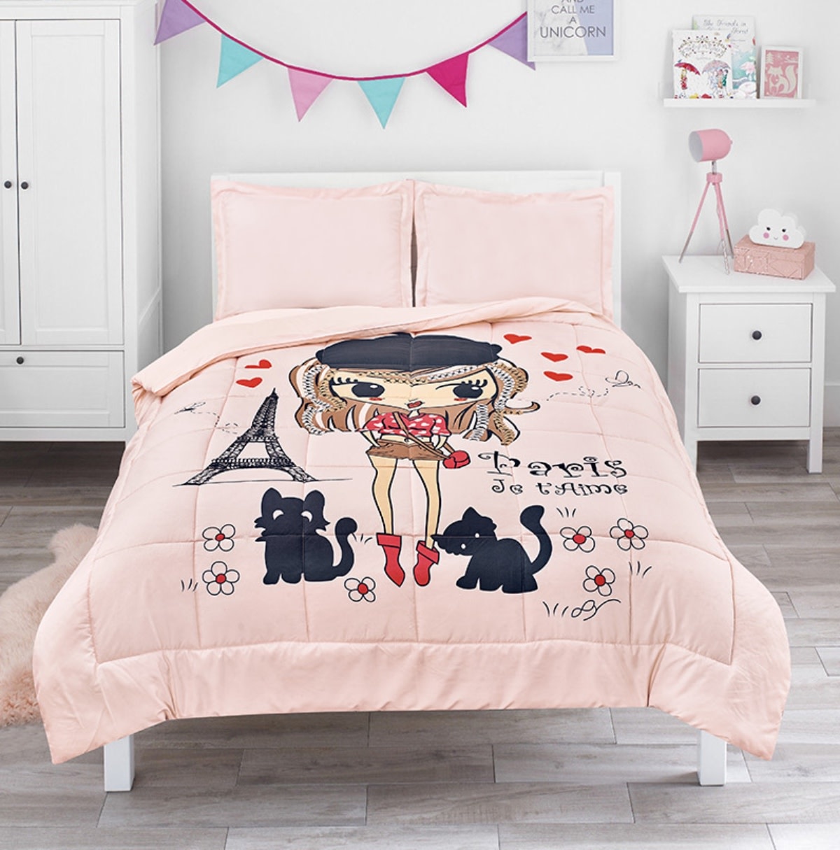 Little Adrien Emma In Paris Comforter Set Multi Mp2