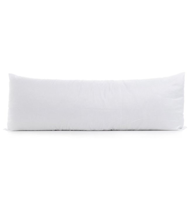 STUDIO 707 MICROFIBER WHITE BODY PILLOW 18X42"