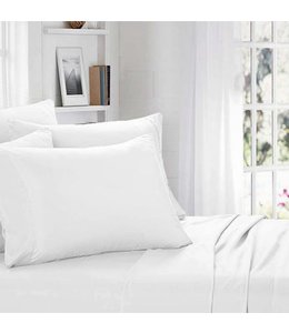 BACK TO BASICS MICROFIBER SHEET SET WHITE