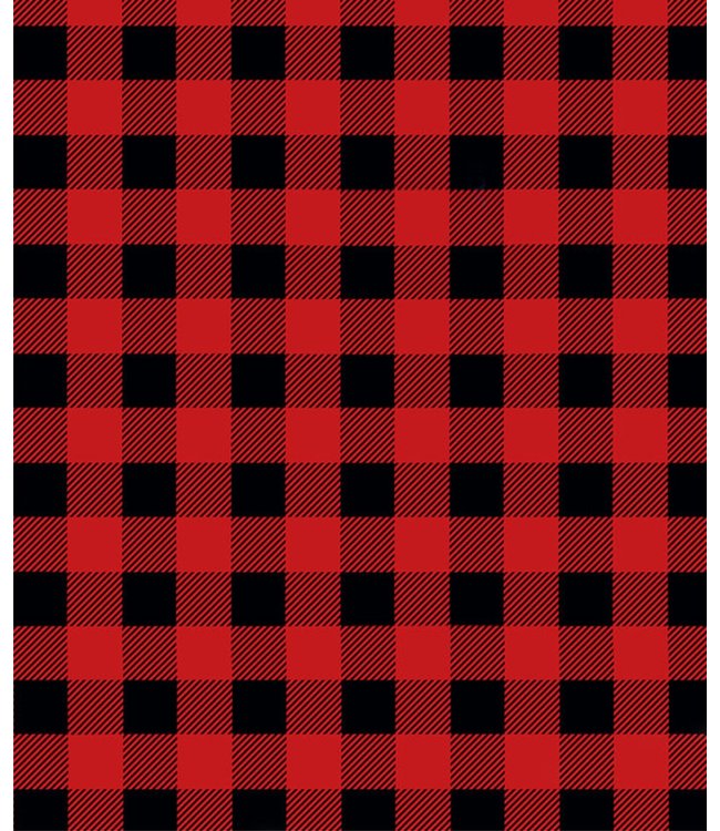 LAUREN TAYLOR *MICRO MINK BLANKET 78X94" (MP3) BUFFALO PLAID