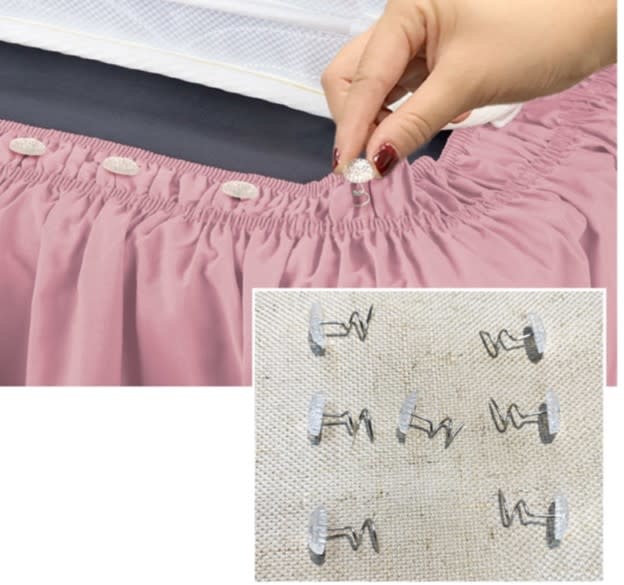 12PK BEDSKIRT TACKS (MP24) Oxford Mills Home Fashion Factory Outlet and Beddington's Bed & Bath