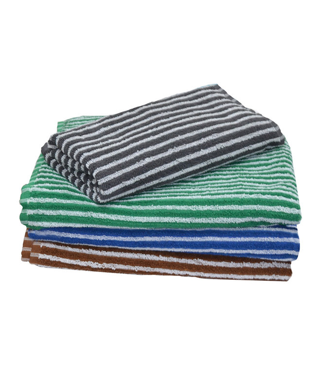 *PINSTRIPE TOWELS AST