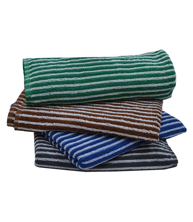 *PINSTRIPE TOWELS AST