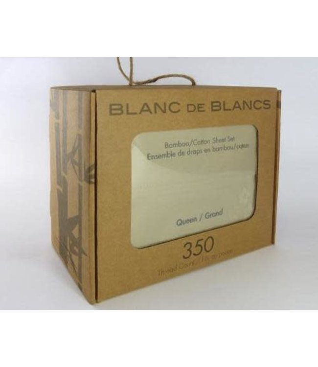BLANC DE BLANC 350TC BAMBOO SHEET SET