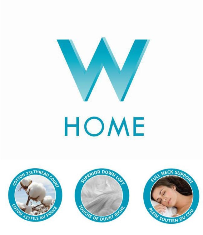 W HOME EUROPEAN DOWN PILLOW (MP6)