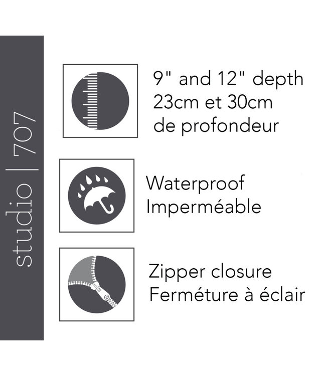 STUDIO 707 VINYL MATTRESS ENCASEMENT WHITE