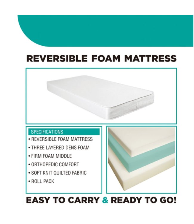 7" TRANQUILITY SLEEPER REVERSIBLE FOAM MATTRESS (MP1) Oxford Mills