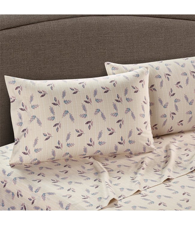 LAUREN TAYLOR ANNISTON MICROFIBER SHEET SET PASTEL (MP4)