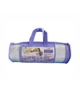 MAISON BLANCHE CHOPPED MEMORY FOAM PILLOW w/ LAVENDER COVER