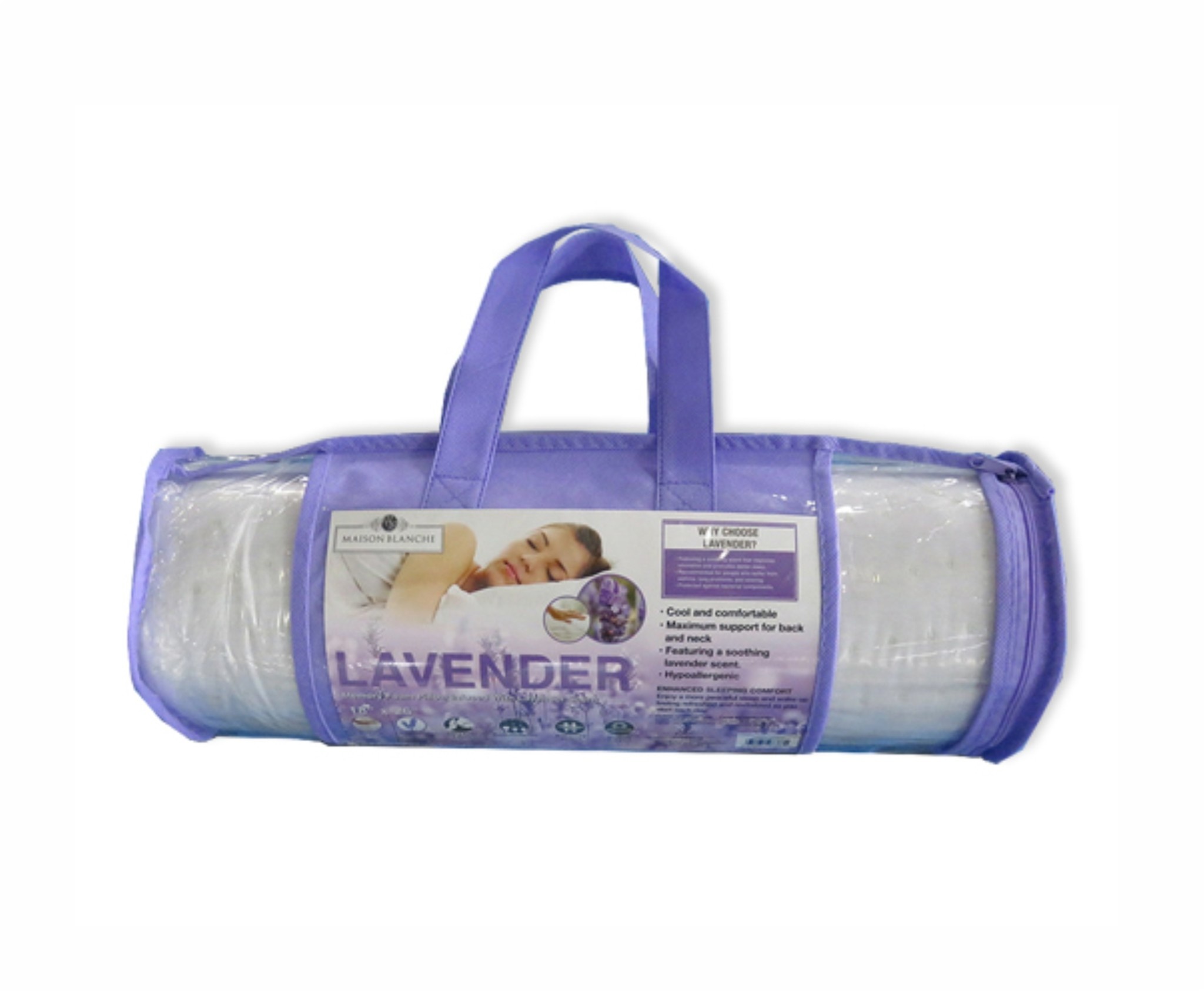 lavender scented memory foam pillow