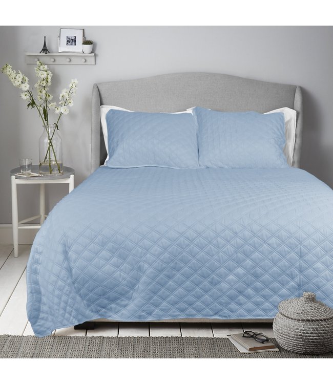 ADRIEN LEWIS QUENTIN DIAMOND QUILT SET
