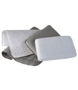 TRANQUILITY 2pc TUB MAT AND BATH PILLOW SET AST (MP12) 15X27"