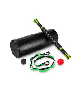 COREFIT EXERCISE KIT w/ FOAM EXERCISE ROLLER  AND YOGA BAND