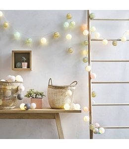 LAUREN TAYLOR 10 LED BALL STRING LIGHTS