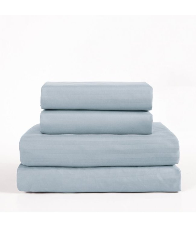 LAUREN TAYLOR BACK TO BASICS DOBBY MICROFIBER SHEET SET (MP8)