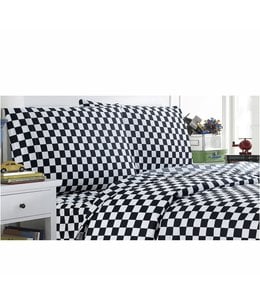 RACER MICROFIBER SHEET SET (MP4) BLACK