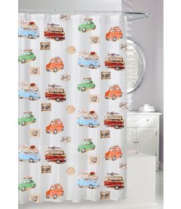 ON THE ROAD EVA SHOWER CURTAIN FROST/MULTI