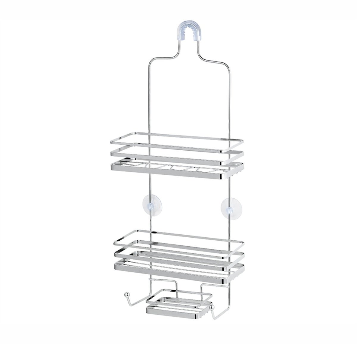 iDesign Neo Medium Silver Shower Caddy 27910, 1 - Foods Co.