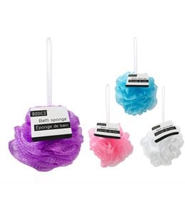 PEARLIZED BODY SPONGE POUF ON ROPE AST