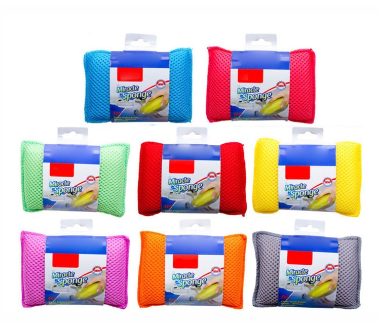 KITCHEN MIRACLE SPONGE AST