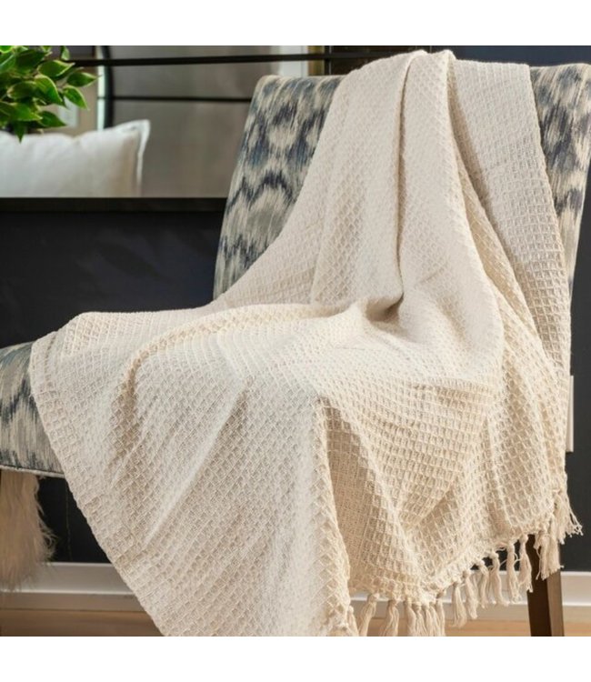 *HONEYCOMB THROW/BLANKET