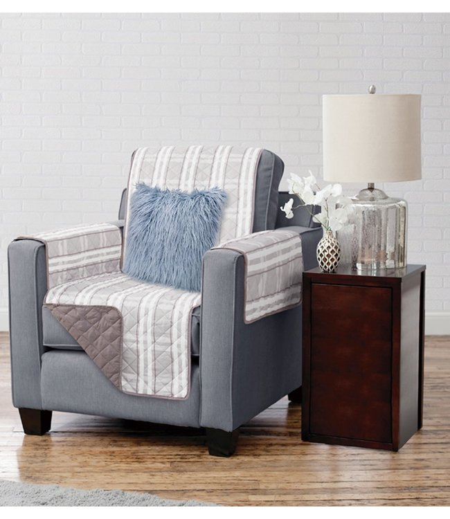 LAUREN TAYLOR HUDSON REVERSIBLE QUILTED PROTECTIVE SLIP COVER