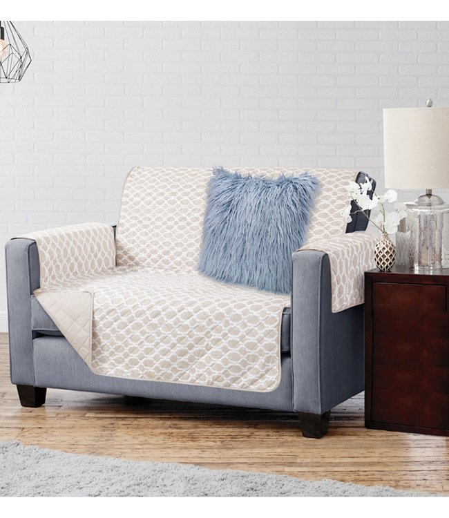 LAUREN TAYLOR HUDSON REVERSIBLE QUILTED PROTECTIVE SLIP COVER