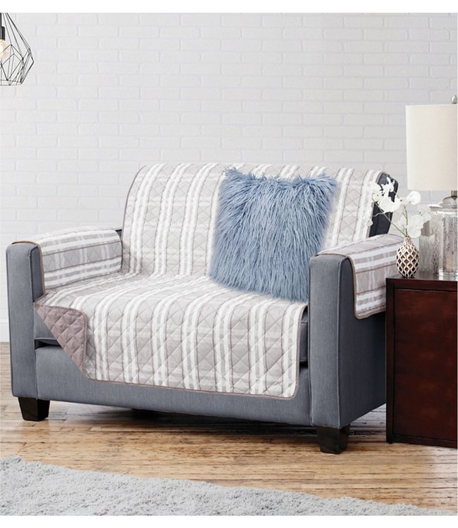 LAUREN TAYLOR HUDSON REVERSIBLE QUILTED PROTECTIVE SLIP COVER