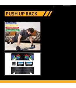 IRONGEAR PUSH UP RACK BLACK