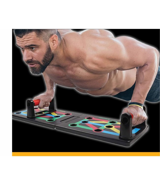 IRONGEAR PUSH UP RACK BLACK