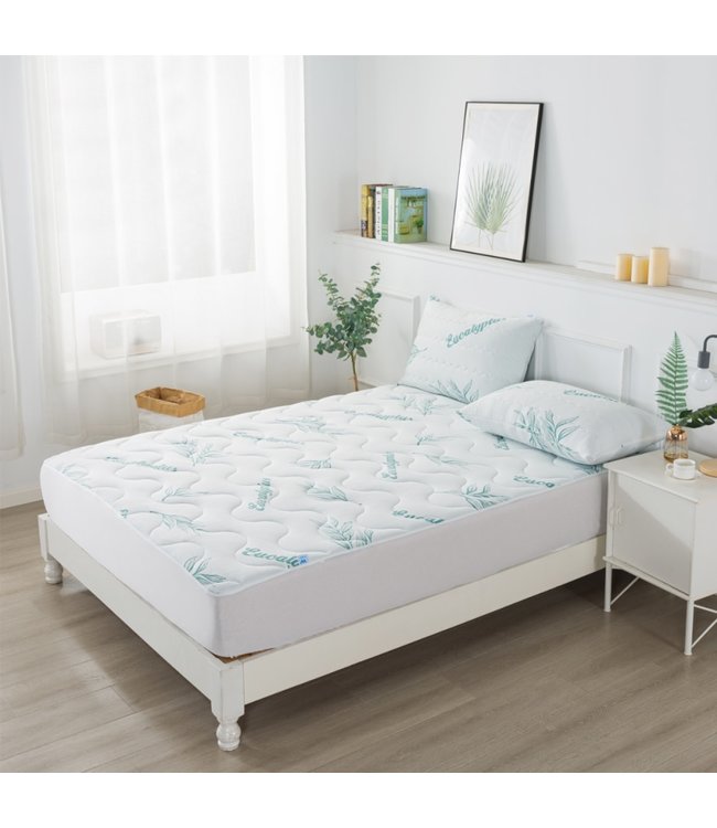 W HOME EUCALYPTUS INFUSED QUILTED MATTRESS PROTECTOR