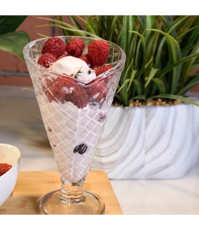 LAUREN TAYLOR SET OF 4 CORNETTO ICE CREAM CUPS 228ml