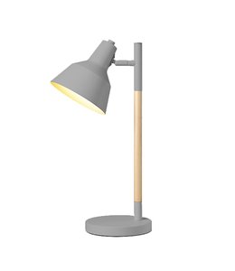 ADRIEN LEWIS METAL & WOOD TABLE LAMP 17x10x20"