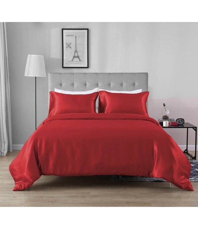 LAUREN TAYLOR SATIN DUVET COVER SET (MP2)