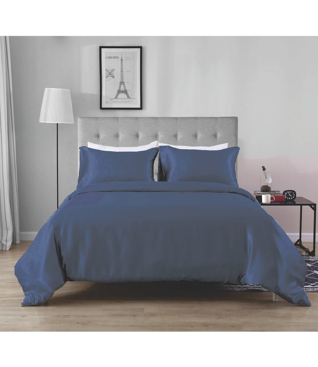 LAUREN TAYLOR SATIN DUVET COVER SET (MP2)