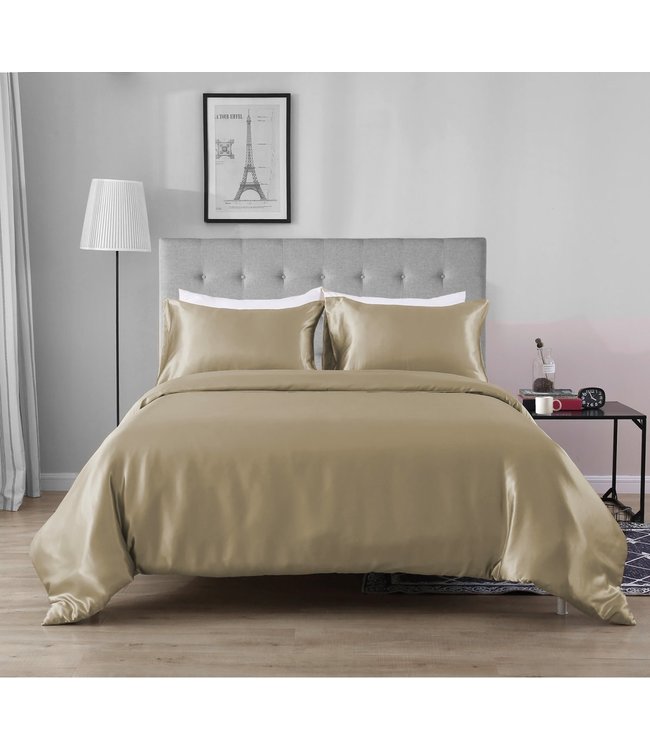 LAUREN TAYLOR SATIN DUVET COVER SET (MP2)