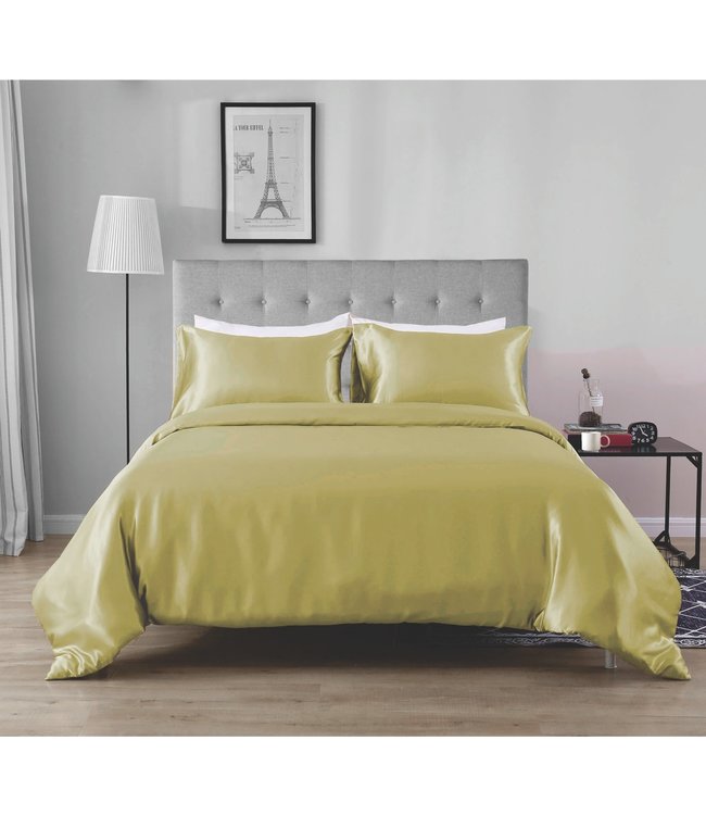 LAUREN TAYLOR SATIN DUVET COVER SET (MP2)