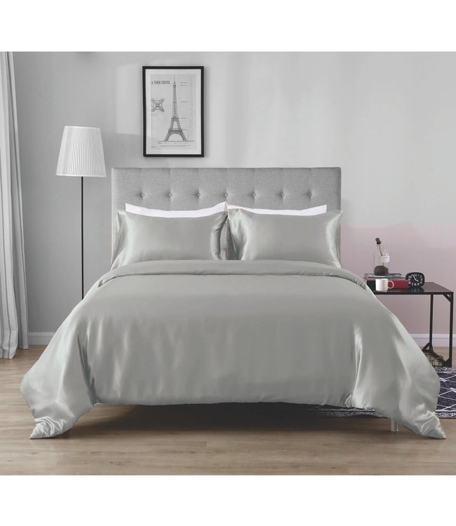 LAUREN TAYLOR SATIN DUVET COVER SET (MP2)